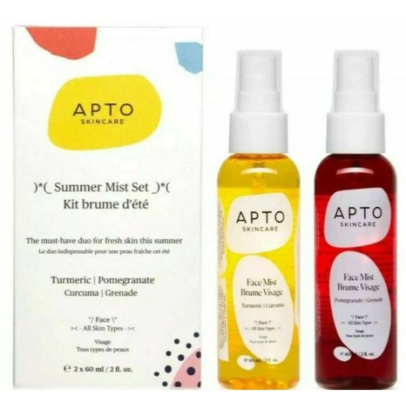 Apto Skincare Mist Set in Turmeric & Pomegranate - Picture 1 of 5